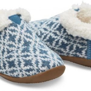 Toms Tossut Blue Fair Isle Blue