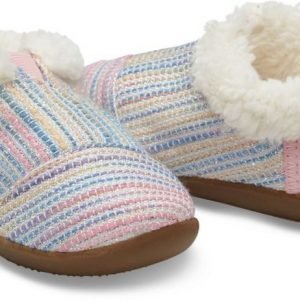 Toms Tossut Pink Metallic Woven