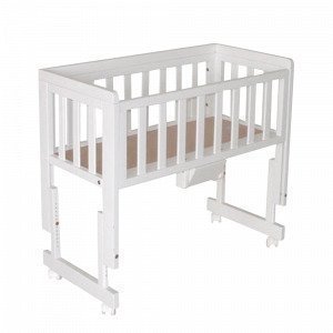 Troll Bedside Crib Two Vauvansänky Valkoinen