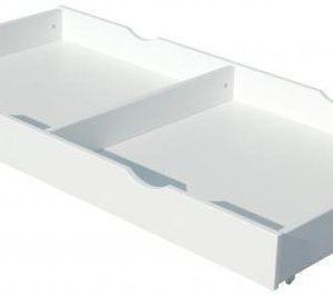Troll Sängynaluslaatikko Valkoinen 60x120 cm