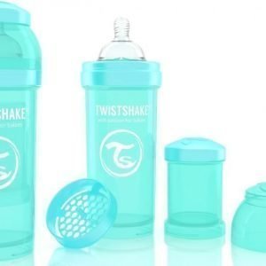 Twistshake Tuttipullo Antikoliikki 260 ml Turkoosi