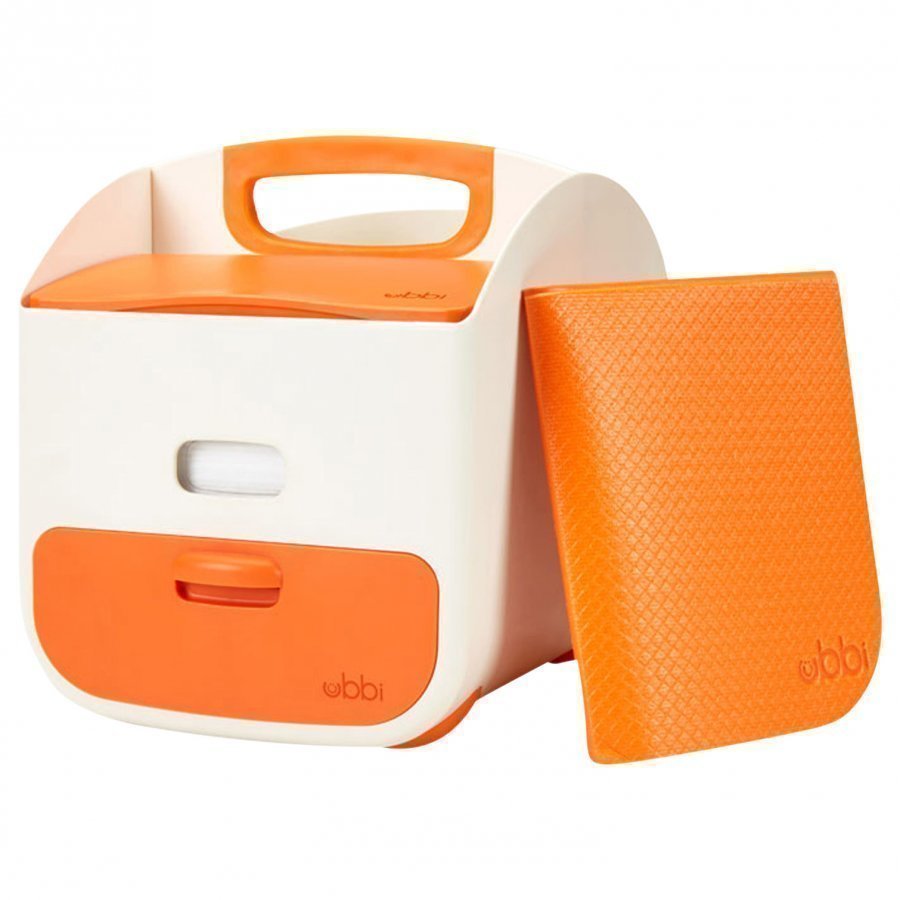 Ubbi Diaper Caddy Orange Potta