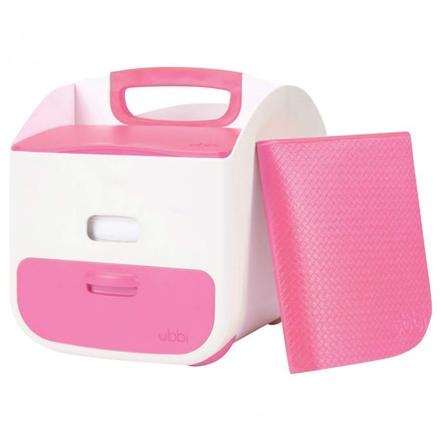 Ubbi Diaper Caddy Pink Potta