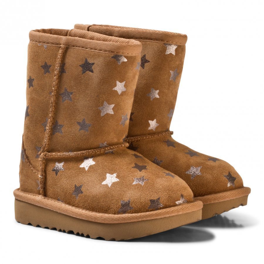 Ugg Classic Ii Short Stars Chestnut Korkeavartiset Saappaat