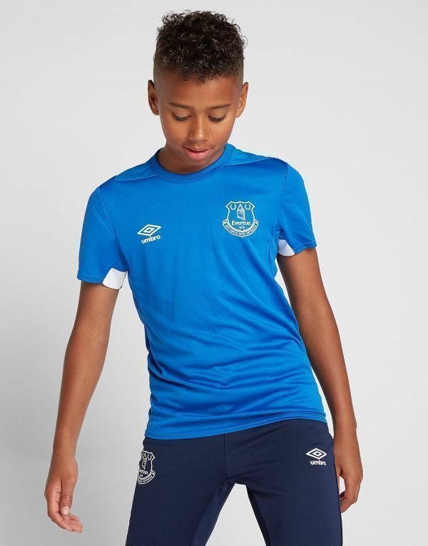 Umbro Everton Fc 2018/19 Training Shirt Sininen