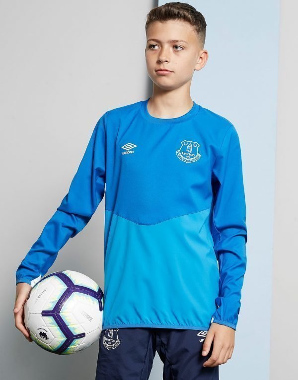 Umbro Everton Fc Drill Top Sininen