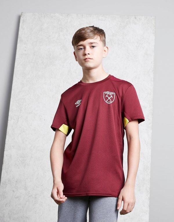 Umbro West Ham United Fc Training Shirt Punainen