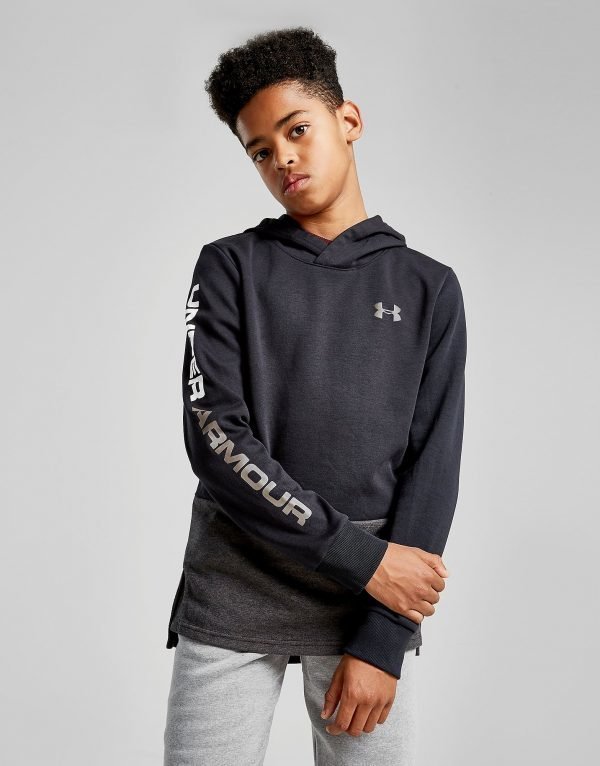 Under Armour Double Knit Overhead Hoodie Musta