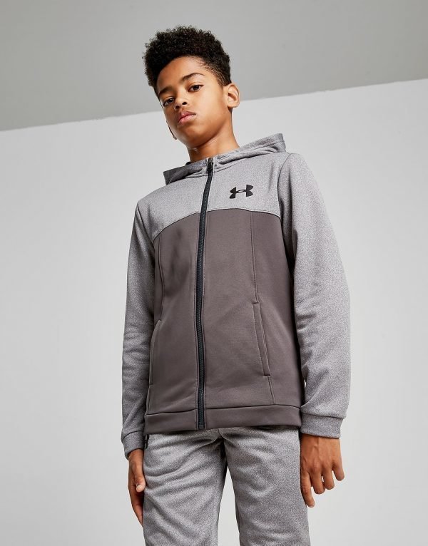 Under Armour Fleece Full Zip Poly Hoodie Harmaa