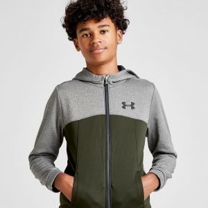 Under Armour Fleece Full Zip Poly Hoodie Vihreä