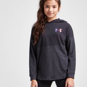 Under Armour Girls' Finale Fleece Colour Block Hoodie Musta