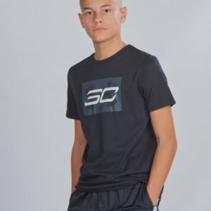 Under Armour Sc30 Curry Branded Short Sleeve T-Paita Musta