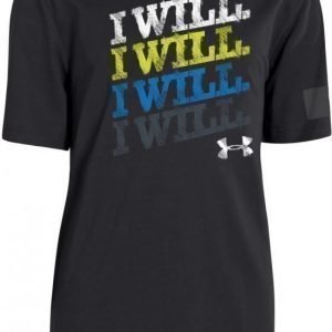 Under Armour T-paita I Will Chalk Black