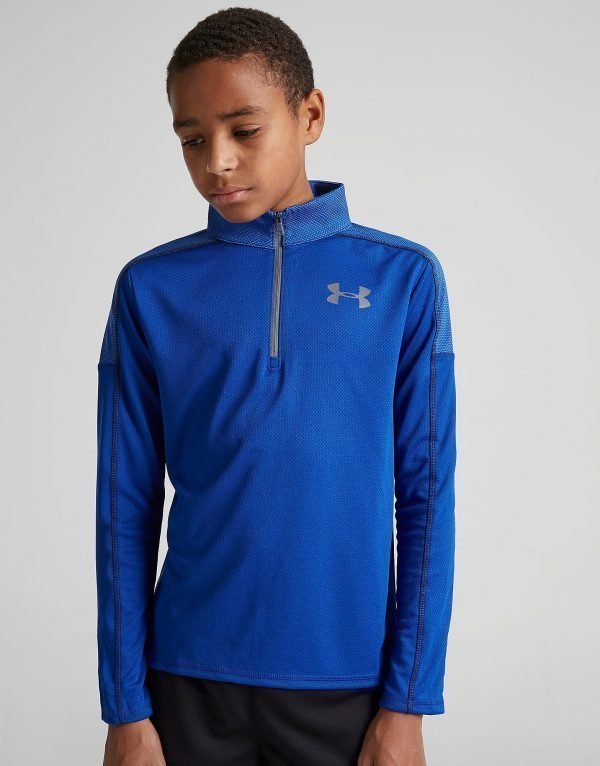 Under Armour Tech Textured 1/4 Zip Paita Sininen