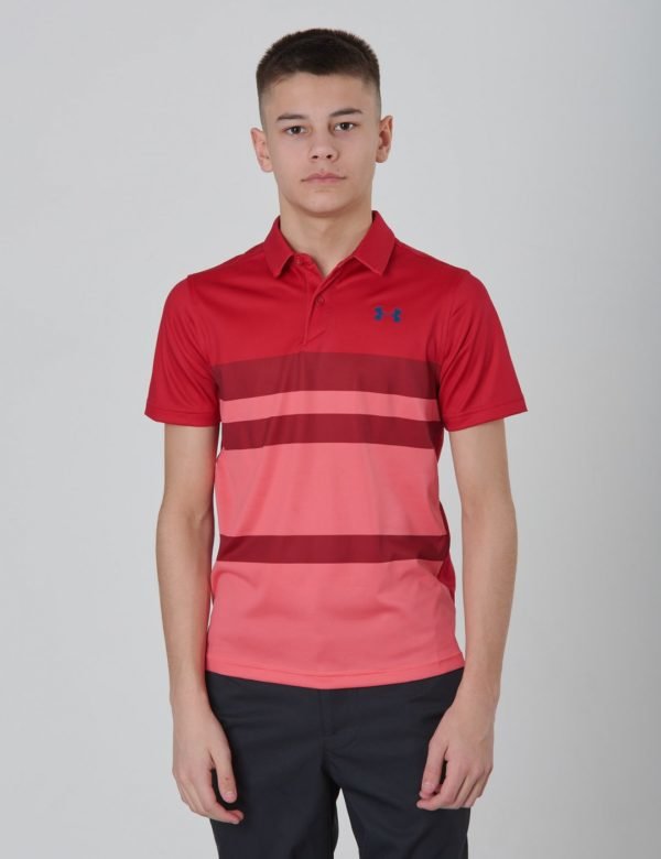 Under Armour Tour Tips Engineered Polo Pikee Punainen