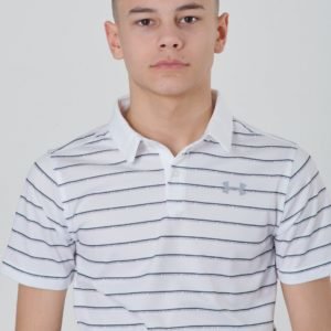 Under Armour Tour Tips Stripe Polo Pikee Valkoinen