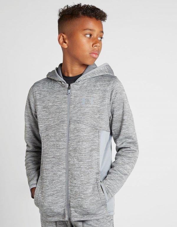 Under Armour Twisted Fleece Full Zip Hoodie Harmaa