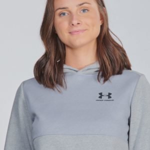 Under Armour Ua Cotton Fleece Hoodie Huppari Harmaa