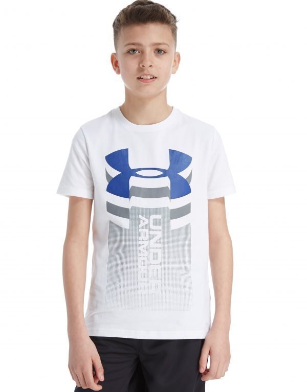 Under Armour Vertical Logo T-Shirt Valkoinen