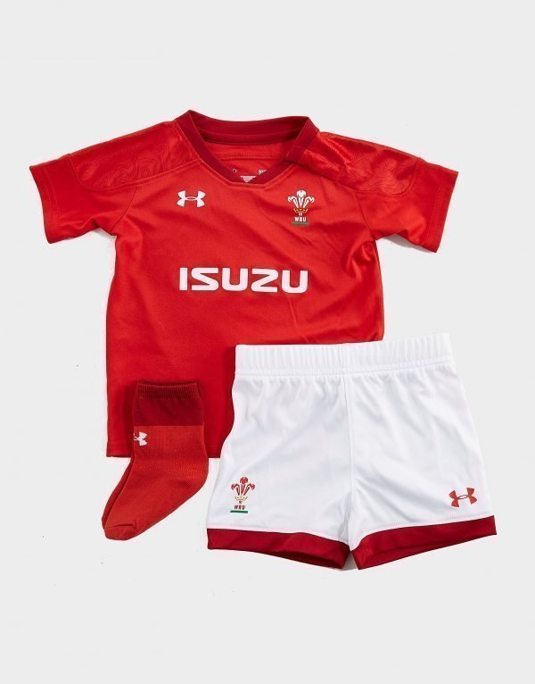 Under Armour Wales Ru 2017/18 Kit Infant Punainen