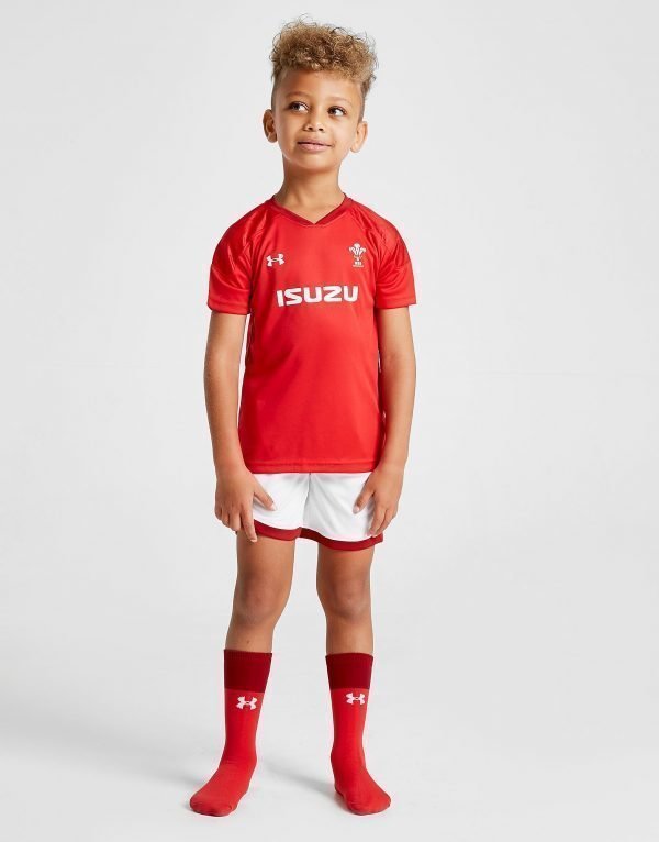 Under Armour Wales Ru Home Kit Punainen