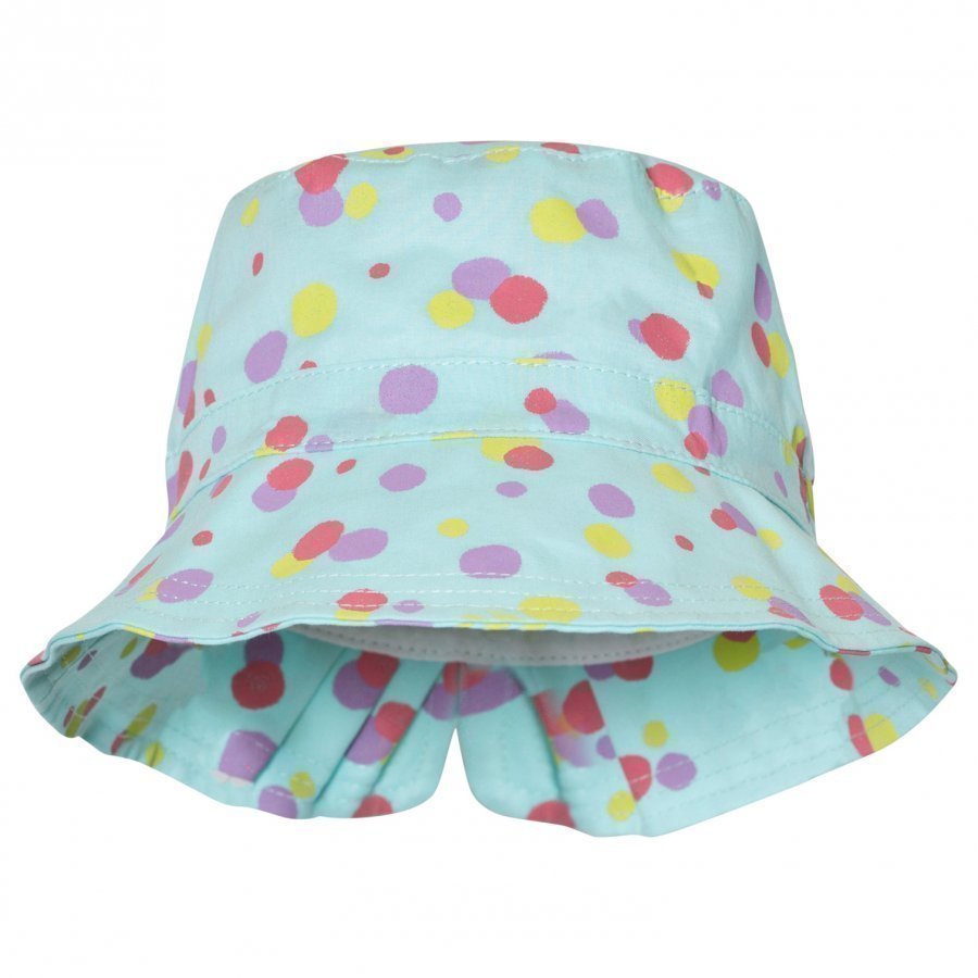 United Colors Of Benetton Aqua Blue Polka Dot Sun Hat Aurinkohattu