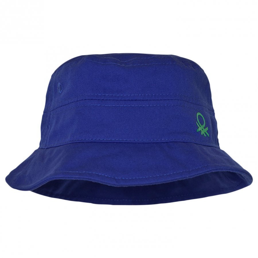 United Colors Of Benetton Blue Cotton Sun Hat Aurinkohattu