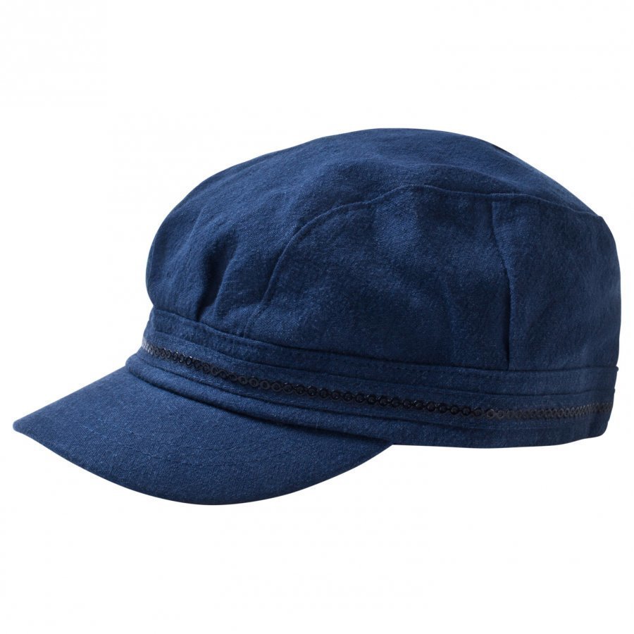 United Colors Of Benetton Cap With Sequins Details Navy Lippis