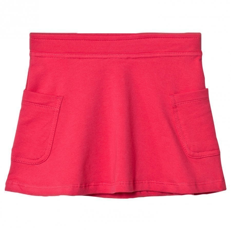 United Colors Of Benetton Jersey A Line Skirt With Side Pockets Fuschia Pink Lyhyt Hame