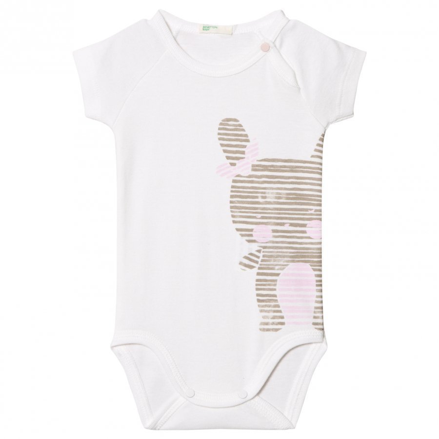 United Colors Of Benetton Jersey Bunny Baby Body White Body