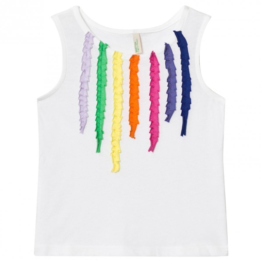 United Colors Of Benetton Jersey Tank Top With Colored Stripes Liivi