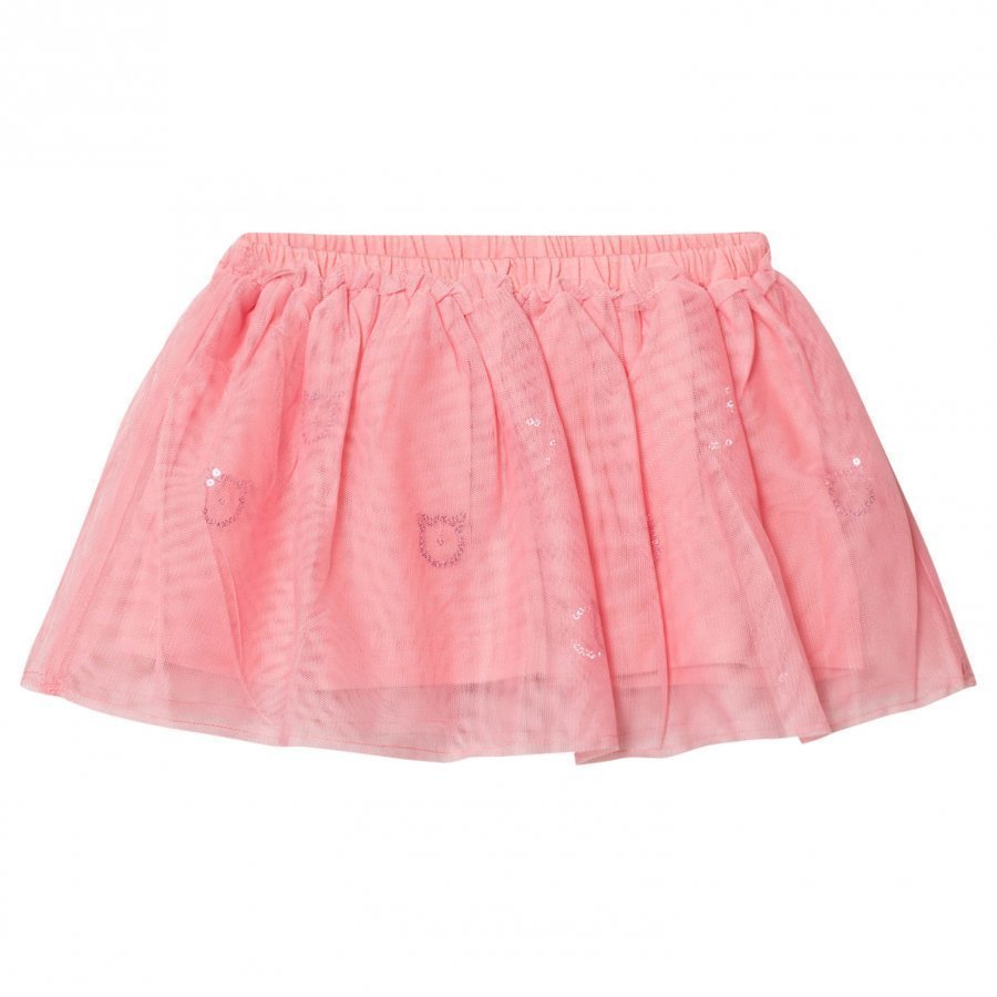 United Colors Of Benetton Layered Tulle Skirt With Glitter Cats Candy Pink Tyllihame