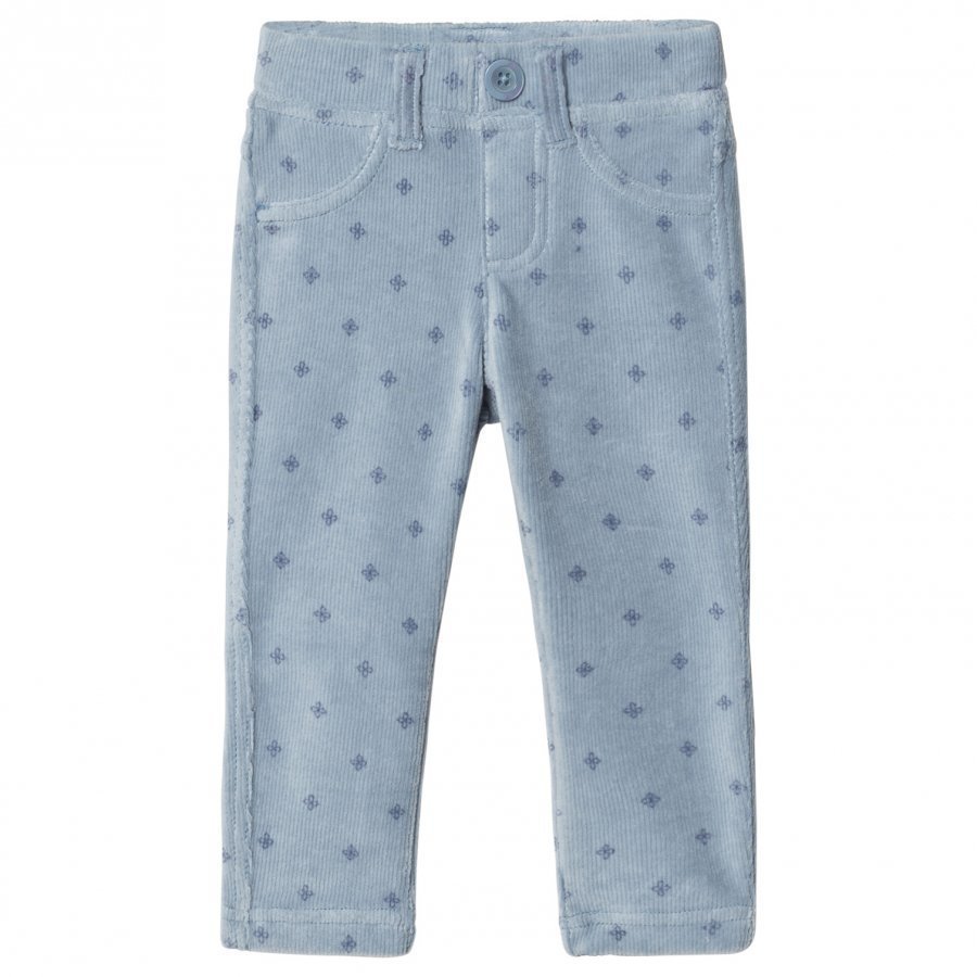 United Colors Of Benetton Light Blue Corduroy Trousers Housut