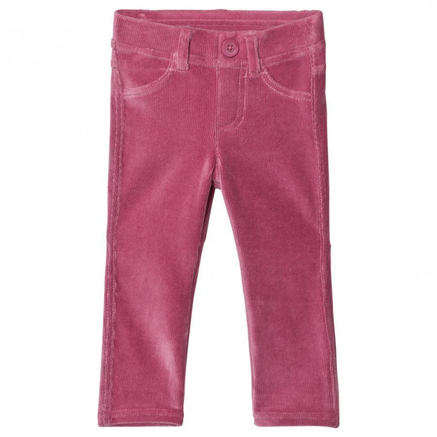 United Colors Of Benetton Purple Corduroy Trousers Housut