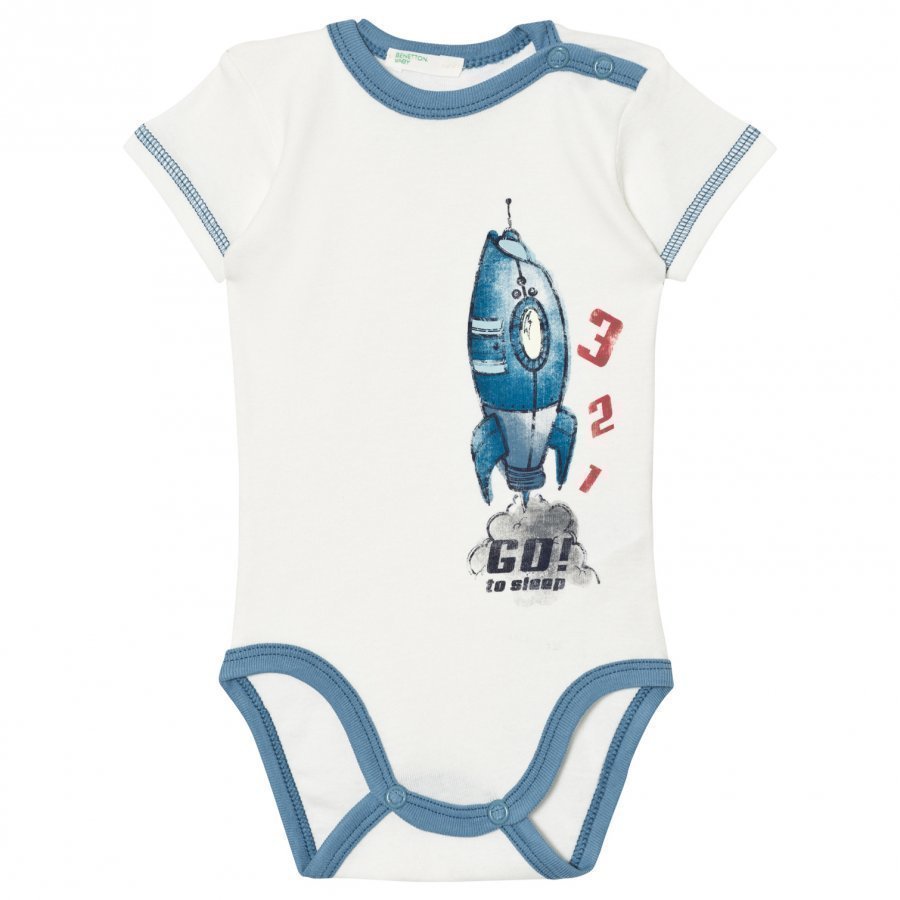 United Colors Of Benetton Rocket Print Jersey Baby Body Cream Body