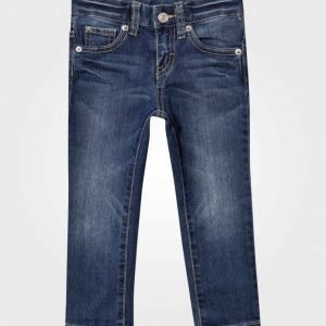 United Colors Of Benetton Slim Fit Jeans Washed Denim Blue Farkut