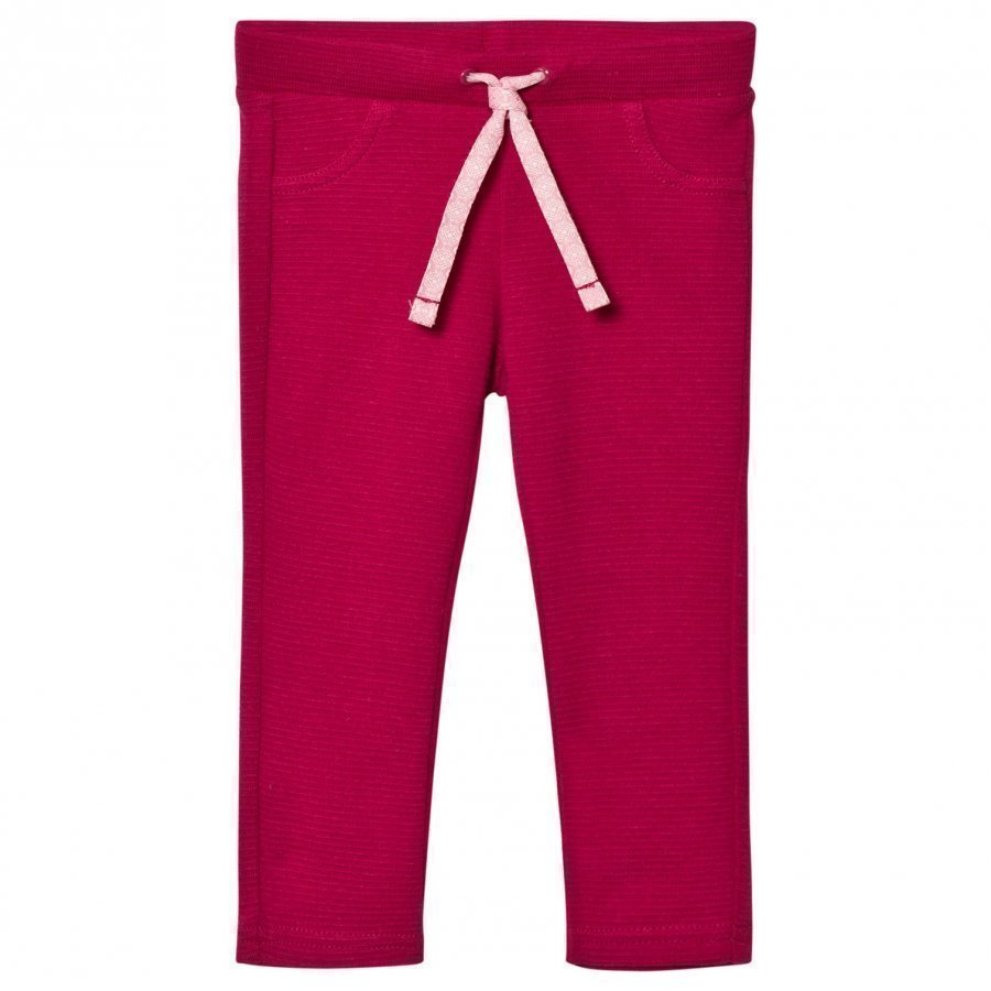 United Colors Of Benetton Textured Jersey Jeggings With Printed Back Pockets Cherry Pink Legginsit