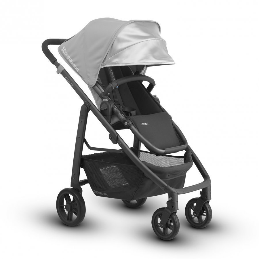 Uppababy Cruz Stroller Pascal Grey Carbon Frame Matkarattaat