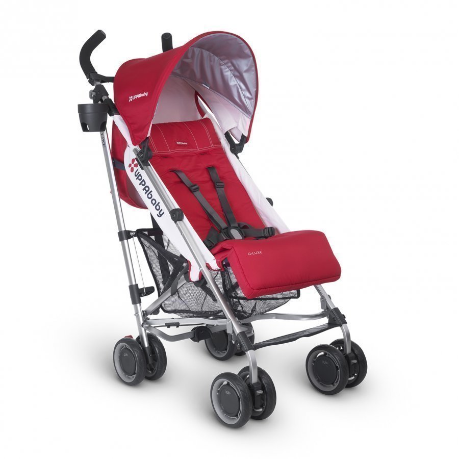 Uppababy G-Luxe Stroller Denny Red Sateenvarjorattaat