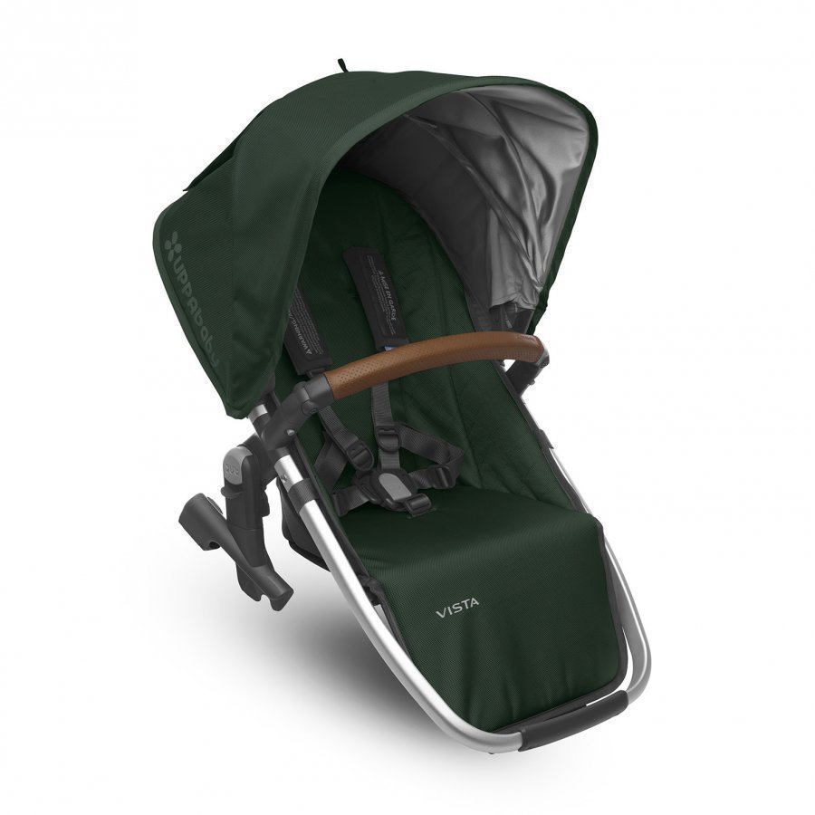 Uppababy Vista Rumbleseat Austin Hunter Silver Frame With Leather Istuin