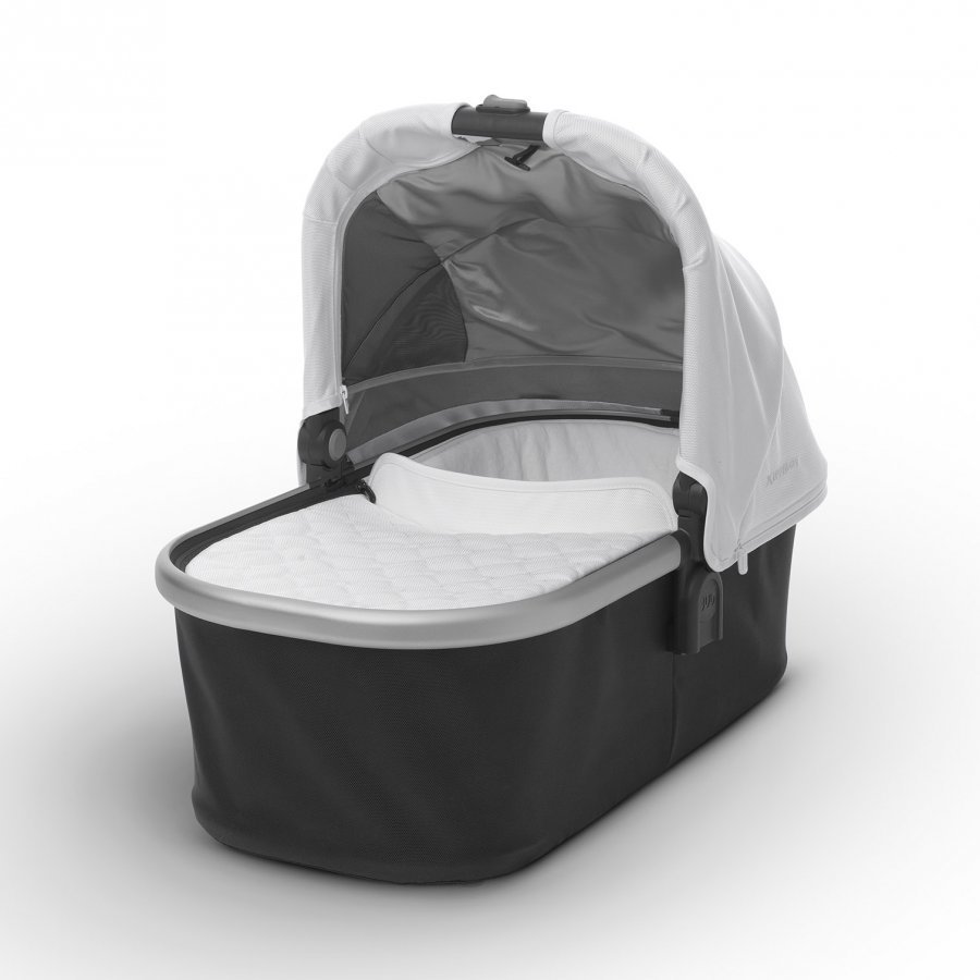 Uppababy Vista/Cruz Carrycot Loic White Silver Frame Vaunukoppa