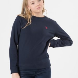 Us Polo Core F/T Crew Sweat Neule Sininen