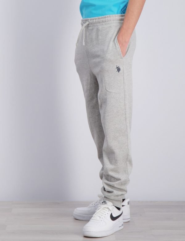 Us Polo Core Fleece Jogger Housut Harmaa