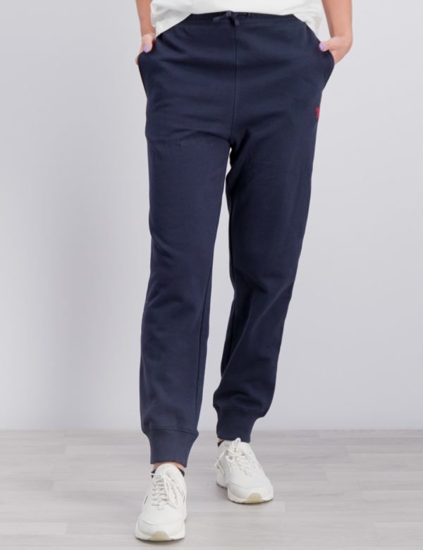 Us Polo Core Fleece Jogger Housut Sininen