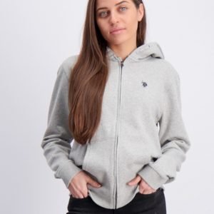 Us Polo Core Fleece Zip Hoody Huppari Harmaa