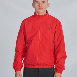 Us Polo Core Funnel Neck Jacket Takki Punainen