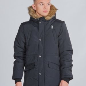 Us Polo Dhm Parka Coat Takki Musta