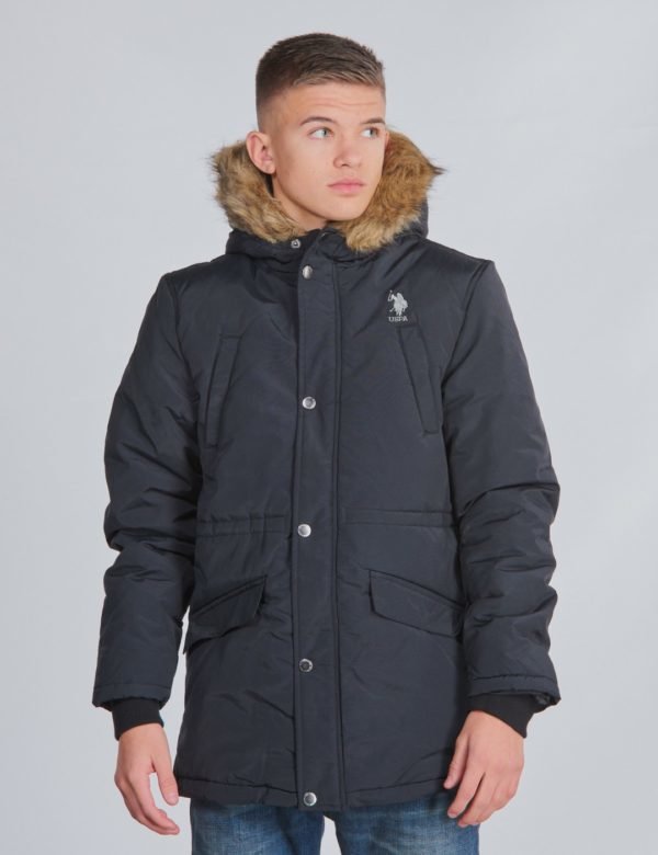 Us Polo Dhm Parka Coat Takki Musta