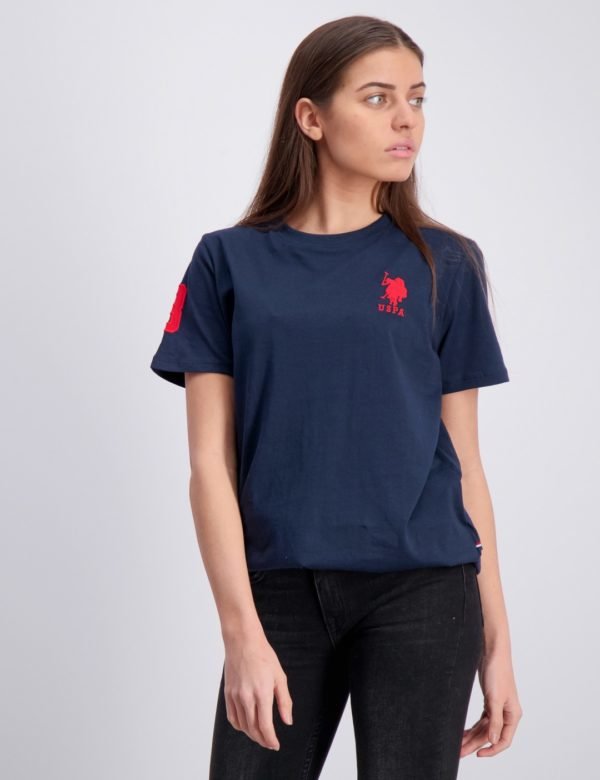 Us Polo Large Dhm T Shirt T-Paita Sininen