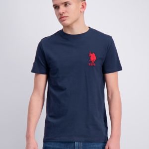 Us Polo Large Dhm T Shirt T-Paita Sininen